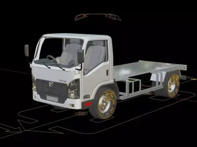 Mazda Titan Cab Chassis 3D model