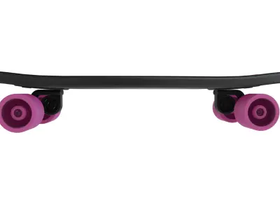 Penny Board Low-poly 3D model