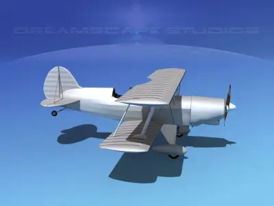 Acro Sport II Bare Metal 3D model
