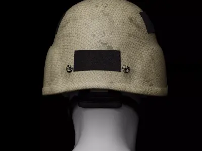 MICH Special Forces Helmet Low-poly 3D model