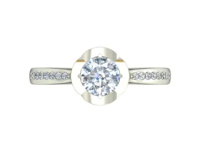 Wedding Ring  3D print model 159