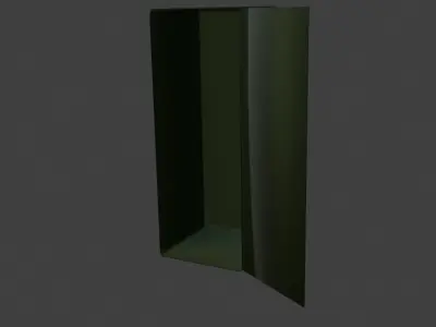 Big safe Low-poly 3D model