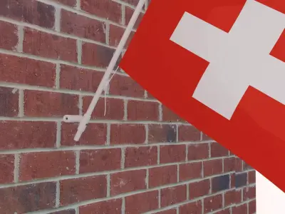Flag of Switzerland 3D model