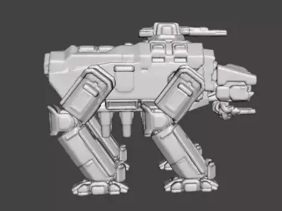 6MM SCALE AUTOMATON FACTORY WALKER MINIATURE MODELS  SCIFI GAMES 3D print model