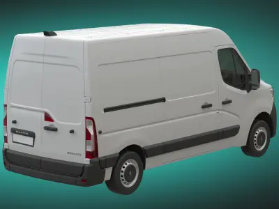 Renault Master L2H2 van 2020 3D model