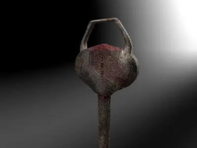 Old Key Free low-poly 3D model