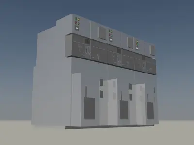 Medium voltage ring main unit Free 3D model