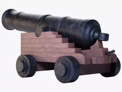 Vessel Cannon 3D model purchase