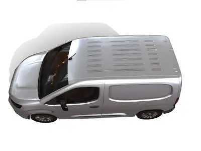 Toyota Pro Ace City Van Electric Low-poly 3D model
