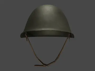 Russian SSh-68 Helmet Low-poly 3D model