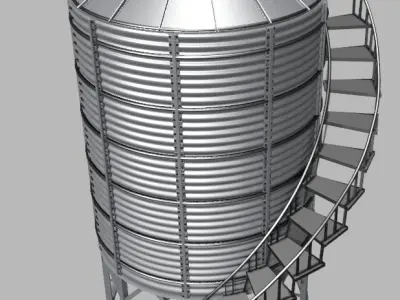 GRAIN BIN 3D model