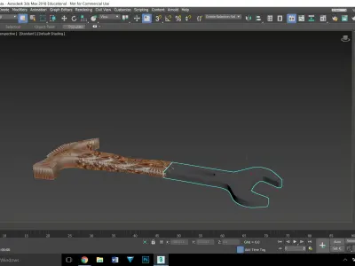 Abstract Hammer Wrench   Free 3D model