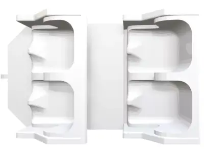 Untamed Hybrid Roller Coaster High-Detail 3D Printable Model Kit 3D print model