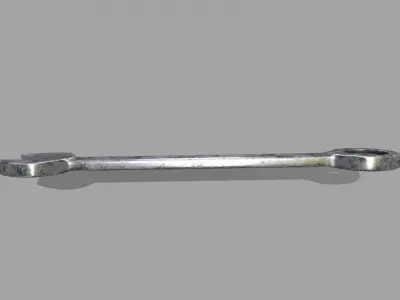 wrench Low-poly 3D model 14