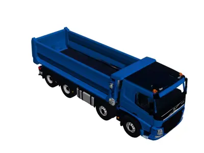 Volvo FH16 Dump Truck 3D Model 3D model