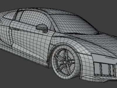 AudiR8 audi sports car Free 3D model
