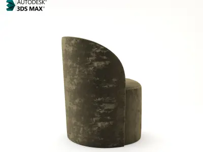 Modern Puff Chair-Chair for bedroom 3D model