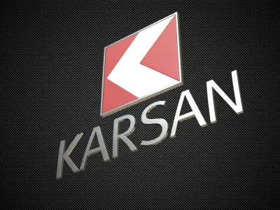 karsan logo 3D model