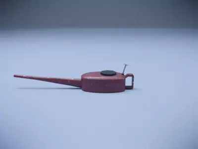 Oilcan Low-poly 3D model