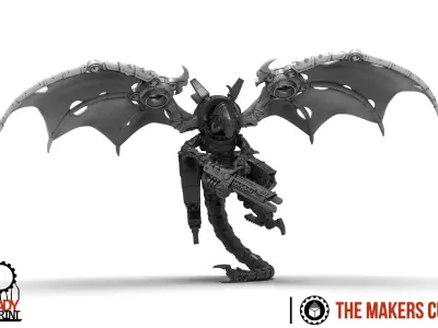 Iron Hive - Sky Lord Wings Upgrade 3D print model