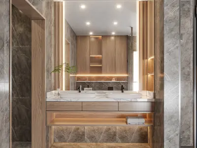 Master Bathroom  Free 3D model