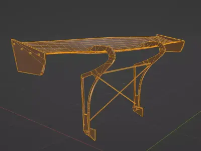 Drift Spoiler Free low-poly 3D model