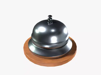 Table calling bell 3D model