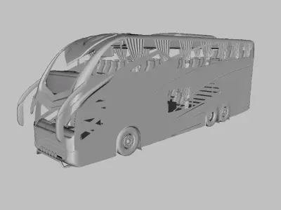 Bus Double Decker 3D model