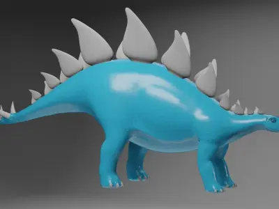 stegosaurus basemesh 3D model