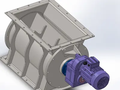 Rotary feeder 3D model