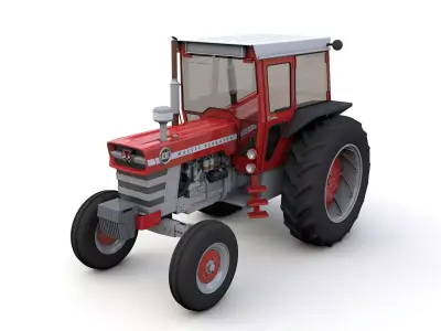 Massey Ferguson 1130 Cabine type2 Tractor 3D model