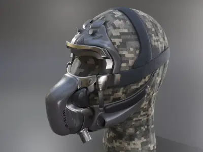 Pilot Mask Sci Fi 3D model