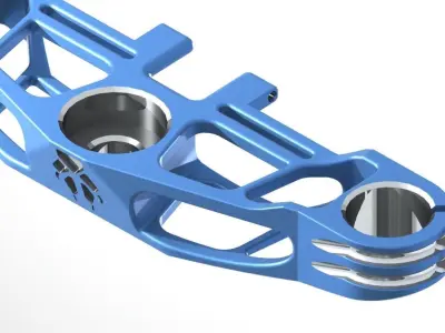 amarok triple clamp remake Free 3D model