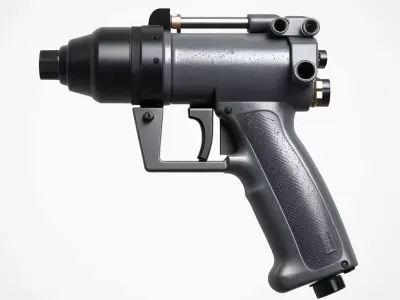 Gritty SciFi Handgun Prop 3D model