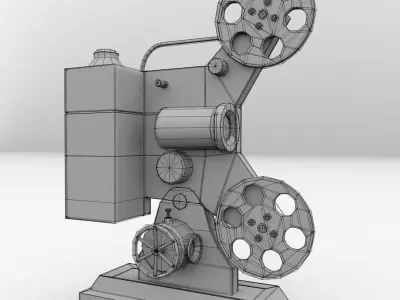 Film Projector 3D model