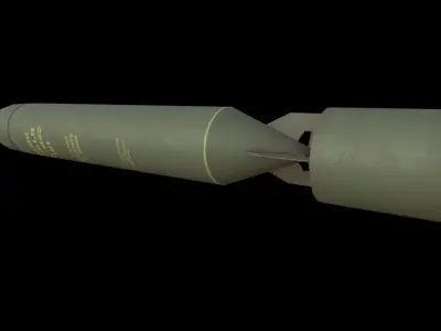 armor piercing bomb 02 3D model