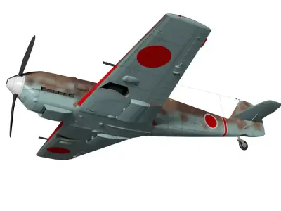 Messerschmitt Bf 109 E7 3D model