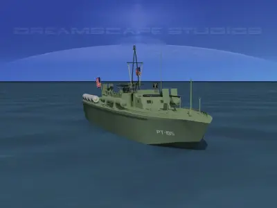 Elco PT Boat PT-195 3D model