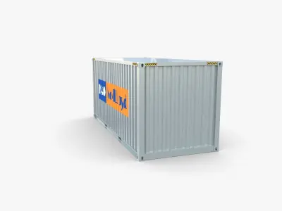 20ft Shipping Container PO Nedlloyd v1 3D model