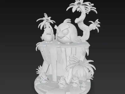Angry Birds Free 3D print model