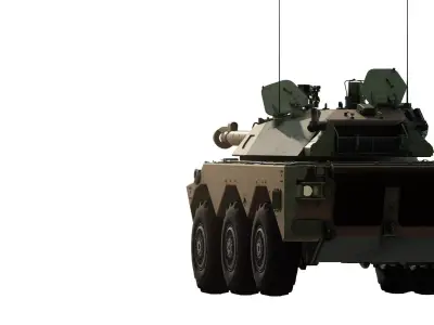 Armoured reconnaissance vehicle 3D model