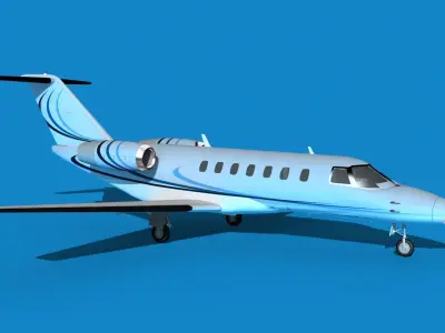 Cessna C528 Citation CJ3 V11 3D model