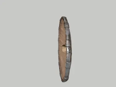 Viking Shield 001 - PBR Game-ready asset Low-poly 3D model