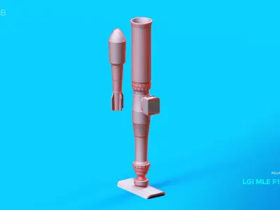LGI MLE F1 Mortar 3D model