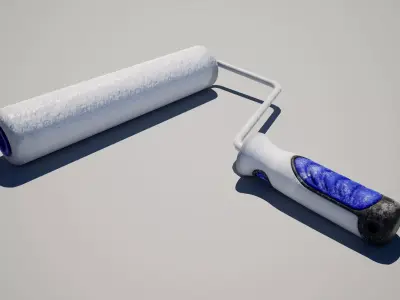 Paint Tools Pack Low-poly 3D model