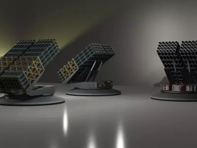 Launcher missile 3D model
