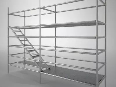 Industrial set 3D model