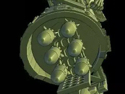 Big mek in deffkopta 3D print model