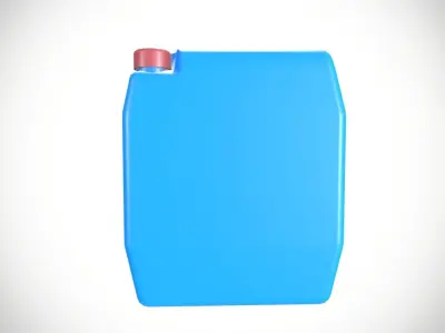 Petrol Can Low-poly 3D model buy