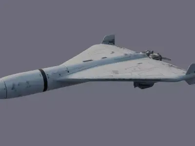 Kamikaze Military Drone Shahed 3D model